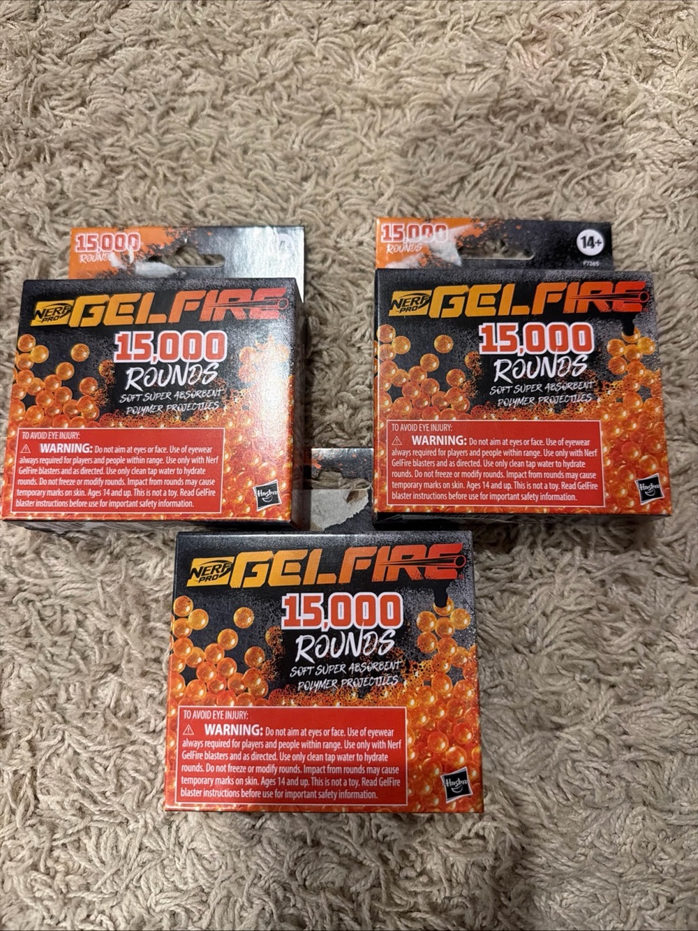Nerf Gel Fire 15,000 Orange Gel Rounds Refill Pack